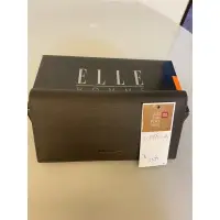 在飛比找蝦皮購物優惠-ELLE全新皮革長夾