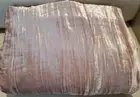 West Elm Lush Crinkle Velvet Full/Queen Duvet Dusty Blush 1671515