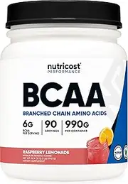 Nutricost Bcaa Powder 90 Serv Raspberry Lemonade