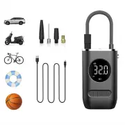 150PSI Wireless Bike Air Pump 70W Power Output 4000mAh Battery Digital Display LED Flashlight Auto-Off Smart Portable Fa
