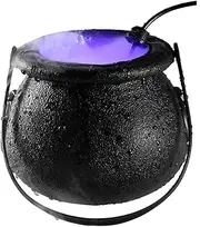 Halloween Fog Machine - Horror Witch Mist Maker, Water Mist Maker Device | Halloween Horror Witch Smokng Pot with Water Leveel Sensor, Automatic Color Change Mist Making Machine for Halloween Parties