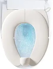 Iouyjiu Baby Potty Seat, Travel Folding Toilet Seat, Compact Design, Portable Non Slip Training Pad, Secure Grip Ideal for Home and Trips, 7.01 x 5.91 x 2.17 Inches