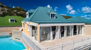 2 bedrooms villa at Saint Barthelemy 500 m away from the beach with sea view private pool and terrac