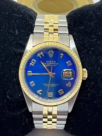 在飛比找Yahoo!奇摩拍賣優惠-國際精品當舖 ROLEX 勞力士 16233蠔式半金 特殊原