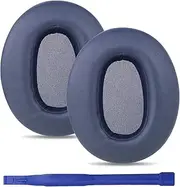 umvowuxa WH-XB910n Replacement Ear Pads for Sony WH-XB910N XB910 Wireless Noise Cancelling Headphones, Ear Pads with Protein Leather, High Density Noise Isolation Foam(Blue)