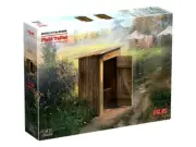 Field Toilet scale model plastic kit, WWII ICM 35800 Box 247x183x33 mm 1/35