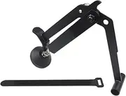 Folding Motorcycle Stand - Carbon Steel Wheel Base, Stable Lift Rack | Strong Frame Raising Bike Effortlessly, Lightweight Tool Assisting Repair Tasks for Garage, Track, Adventure,