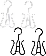 Gatuida 4Pcs Slippers Display Hooks Multi Use Plastic Drying Hooks for Shoes Convenient Hanging for Travel Design Shoe Organizer for All Types