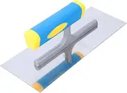 Stainless Steel Tiling Grout Float, Skimming Trowel, Flooring Square Corner Render for Plastering for Bricklayer(240mm)
