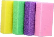 12pcs Foot Scrubber Ergonomic Tools for Feet Exfoliation Callus Remover Pumice Stones Bright Colors Compact for Home Travel Use