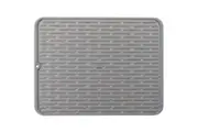 Oxo Good Grips Silicone Drying Mat Kitchen Spoon/Fork Plate Drainer Large Grey