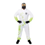 Halloween Party Supplies Hazmat Suit Men's Adult XL Costume Trick Or Treat