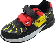 [Pokémon] Boys or Girls Trainers with Flashing Lights, Black, Size 10-3