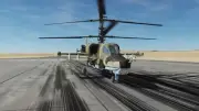 Aircraft combat simulator video games kamov ka50 Custom Gaming Mat Desk 2969