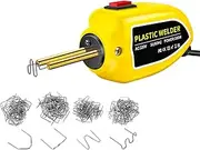 Welding Kit Mini 100W Plastic Welding Machine Hot Stapler Bumper Repair Kit Soldering Iron For Plastic Repair Plastic Welding Kit(Yellow 800 Nails)