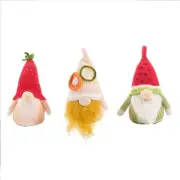 Summer Gnome Watermelon Strawberry Tomte Nisse Scandinavian Swedish Farmhouse