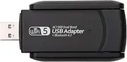 Fahgaer 1300M Dual-Band Wireless Network Card Bluetooth 4.2 + WiFi 2-in-1 USB Wireless 5G Driver-Free Small Network Card