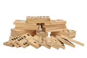 Giant Outdoor Dominoes Game Set with 28 Pieces 15cm