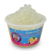 LEMON Boba Bombs Popping Boba Pearls Dessert Topping by Buddha Bubbles