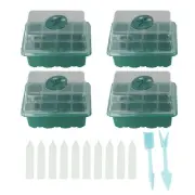 Garden Mini Greenhouse Trays Lids Plastic Hydroponic Propagation Greenhouse