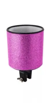 Huffy Cozy Insulated Drink Holder-Pink glitter