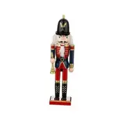 Wooden Nutcracker Ornaments Christmas Decoration Figures Puppet Home Trumpet
