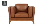Matt Blatt Hudson Leather Armchair (Oxford Spice)