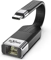 USB C to Ethernet Adapter, RJ45 to USB C [Thunderbolt 3/4 Compatible], 1000Mbps Type-C Gigabit Ethernet LAN Network Adapter for MacBook Pro/Air, iPad Pro, Dell XPS, Surface Laptop, Mac