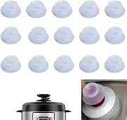 15 Pcs Float Valves Replacement Silicone Gaskets,Electric Pressure Cookers Valves Seal Rings,Pressure Cooker Parts and Accessories