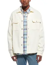 FRAME Denim Textured Terry Overshirt