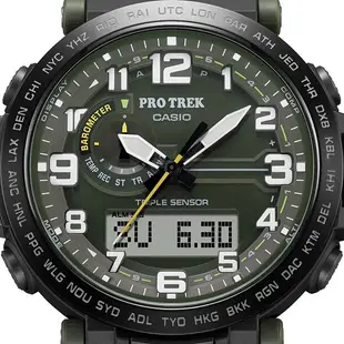 【CASIO】卡西歐 PRO TREK 登山錶系列/高度溫度氣壓方位偵測 PRG-601YB-3 台灣卡西歐保固一年