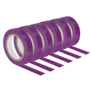 6Pcs 32.8Ft Tennis Racket Badminton Racquet Grip Finishing Tapes, Purple