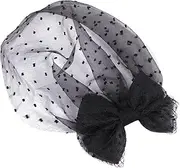 [Yardenfun] 1pc Vintage Bride Veil with Elegant Tulle Headband Retro Wedding Hat Veil for Women Accessory for Weddings Festivals Parties and Photography