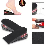 Unisex Shoe Insole Air Cushion Heel insert Increase Taller Height Lift 2 inch