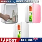 Skincare Mini Fridge with LED Mirror 8L Cooler Warmer, for Refrigerating Makeup.