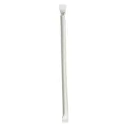 Boardwalk PPRSTRWIW 7.75" Wrapped Jumbo Paper Straws - White (1280/CT) New