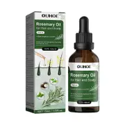 Aiducho 50ml Rosemary Oil For Hair And Scalp Hair Oil For Hair Loss To Stimulate Hair Growth And Care Of The Scalp With Castor Oil 2pcs
