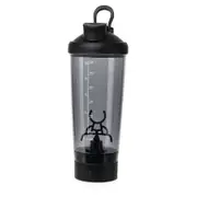 Electric Protein Shaker Bottle, USB Rechargeable Blender Bottles 24oz Shaker Bottles for Protein Mixes Blender Bottle Black