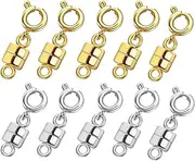 [Generic] Silver Gold Magnetic Clasp Hook Magnetic Necklace Clasps and Closures for Bracelet Extender Dropshipping A7C0 Chain Necklaces