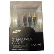 Samsung ECC1TX1BBEGSTA 1.8m OEM 3.5mm to RCA TV-Out Cable for Samsung Phones