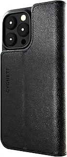 [Cygnett] Urban Leather Wallet Case for Apple iPhone 15 Pro Max, Black, 6.7-inch