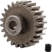 Steel 24T 5MM Motor Pinion Gear Compatible for TRAXXAS Maxx 1/10 RC Crawler Car #6496X