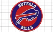 BUFFALO BILLS 3.5” SEW/IRON PATCH EMBROIDERED NFL FOOTBALL JOSH ALLEN & S DIGGS