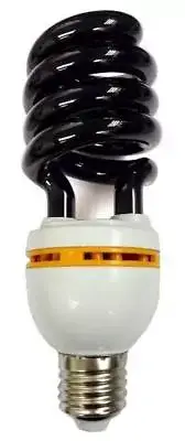 TWISTED ENERGY SAVER 9 WATT 120V GLOW IN THE DARK BLACKLIGHT LAMP BULB party