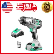 Impact Wrench Cordless 1/2 Inch Power Impact Driver With 320 Ftlbs430n.m Max
