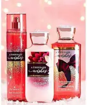 Bath & Body Works A Thousand Wishes Trio Gift Set: Body Mist/Lotion//Shower Gel