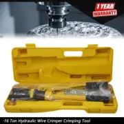 16 Mt Hydraulic Wire Crimper Crimping Tool 11-Dies Battery Cable Lug Terminal