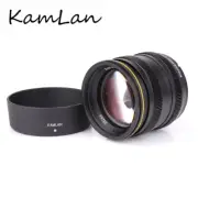 Kamlan 50mm F1.1 APS-C MF Lens for Sony E Canon EOS-M Fujifilm Fuji X M4/3 Mount