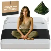 Grounding Mat for Bed King, Queen, Full Size, for Sleeping Improvement, Muscl...