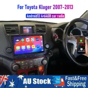 FOR TOYOTA KLUGER 2007-2013 WIRELESS CARPLAY ANDROID AUTO HEAD UNIT BT RADIO SWC